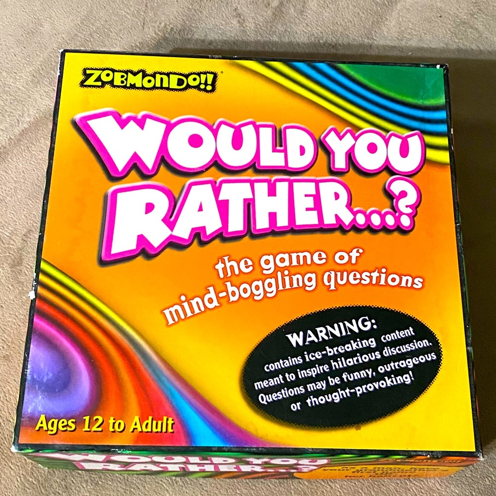 Would You Rather? Retro/Vintage Board Game